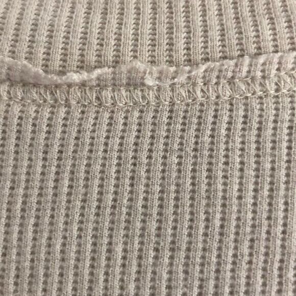 Chaser Oatmeel Colored Waffle Long Sleeve Shirt - Picture 3 of 7